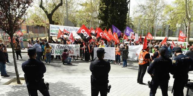 CCOO lamenta otra reunión "sin propuestas" de la dirección de Amazon