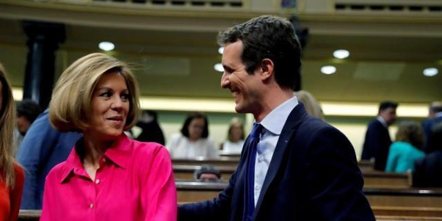 Garrido asegura que no le "consta" la unión de Casado y Cospedal