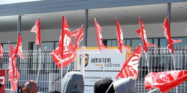 La huelga en Amazon seguida por entre el 70% y el 80% en el turno de mañana