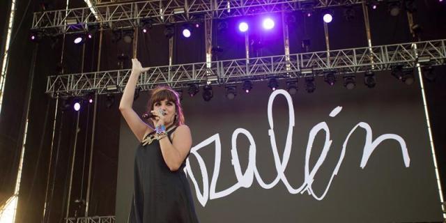 Los artistas Rozalén, DVicio y DeMarco Flamenco, en las Fiestas de Móstoles