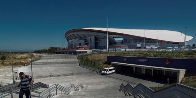 El acceso al Wanda Metropolitano desde la M-40 ya está abierto al tráfico