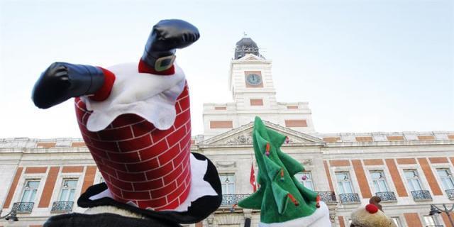 Las campanadas del Año Nuevo canario se ensayaron con éxito en la Puerta del Sol, en octubre