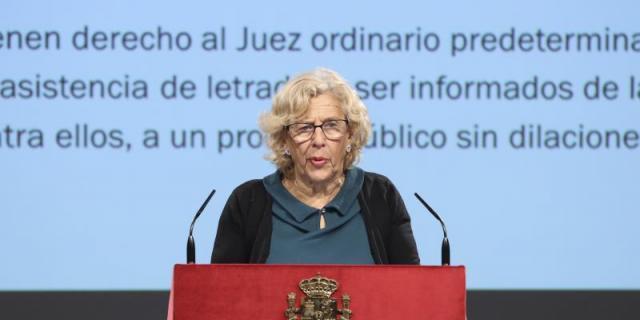 Carmena, orgullosa de que Madrid albergue la final de la Copa Libertadores