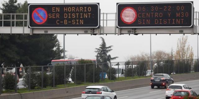La restricción de acceso de vehículos a Madrid tendría un impacto de 20 millones