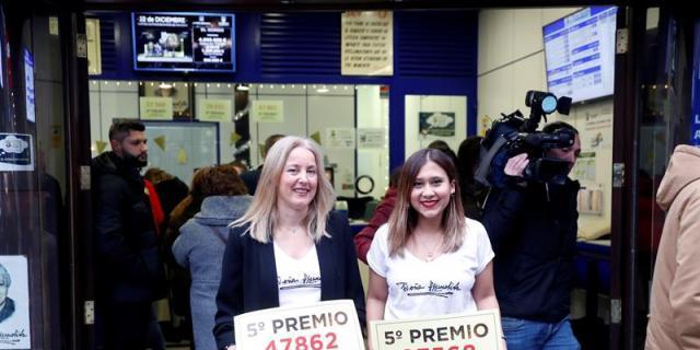 El número 47.862, el primero de los quintos premios cae en Madrid
