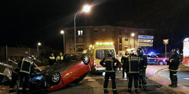 Dos heridos graves y tres leves en un atropello múltiple en Alcalá de Henares