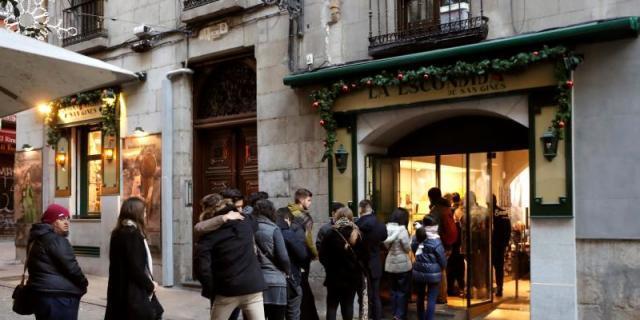 Varios heridos leves y una muerte natural durante la Nochevieja de Madrid