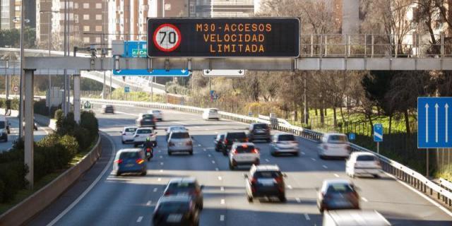 Madrid desactiva los límites de velocidad por alta contaminación