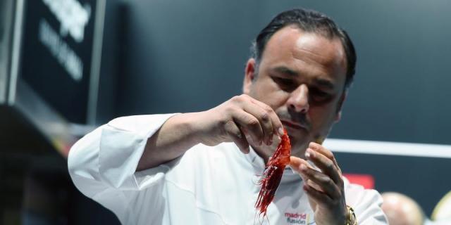 Ángel León epata con su "sal viva" en Madrid Fusión