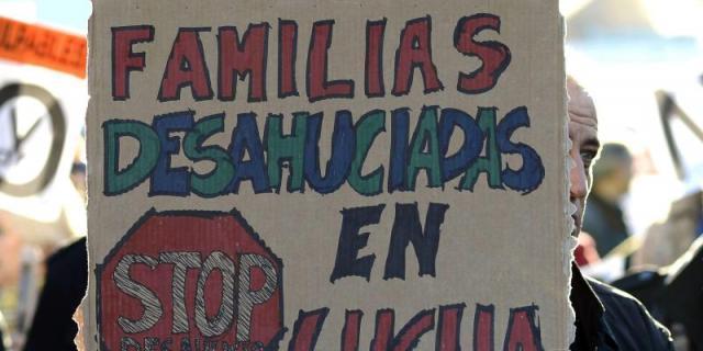 Seis detenidos en el desahucio de cuatro familias en Madrid