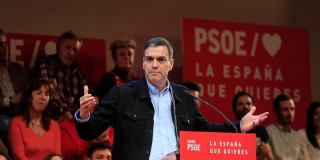 Sánchez llama a la movilización para que el PSOE gane las elecciones