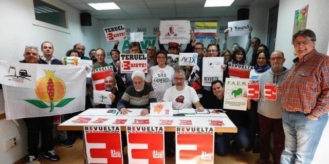 "Revuelta por la España vaciada", lema de la manifestación contra la despoblación rural del 31 de marzo en Madrid
