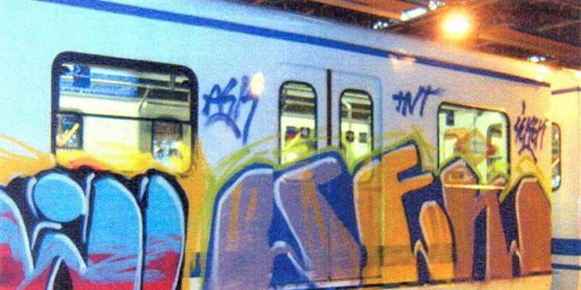 Detenidos siete grafiteros por ataques en el metro de Madrid