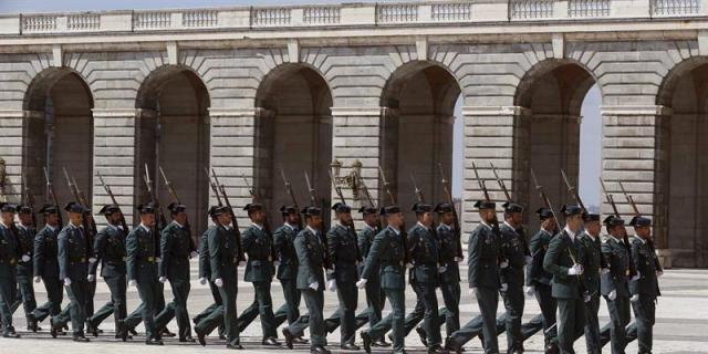 La Guardia Civil vuelve al relevo solemne de la Guardia Real tras 88 años