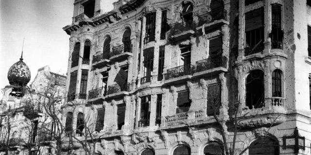 Mapa del bombardeo de Madrid capital en la Guerra Civil