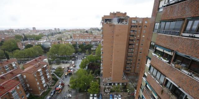 El edificio de la explosión de Vallecas será demolido parcialmente por los daños