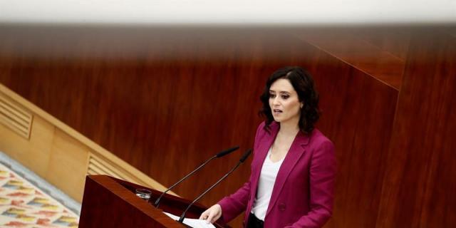 Ayuso ve un clima "de entendimiento" con Cs y Vox y espera tener un Gobierno pronto