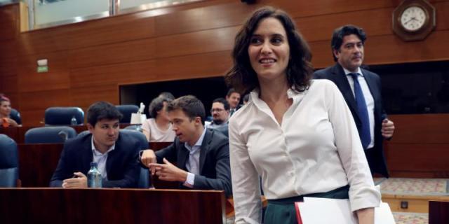 Díaz Ayuso señala que el Gobierno de coalición de PP y Cs forma "un solo equipo"