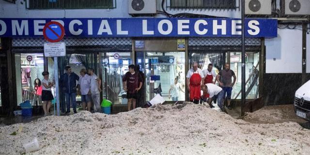 Tielmes y Arganda superaron los 64 y 46 litros durante la tormenta