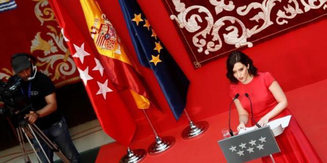 Díaz Ayuso acusa a Errejón de generar "odio, división y política black"