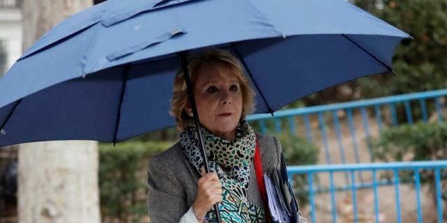 Esperanza Aguirre se desmarca de la financiación del PP de Madrid