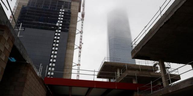 Caleido, la quinta torre de Madrid, estará terminada en un mes