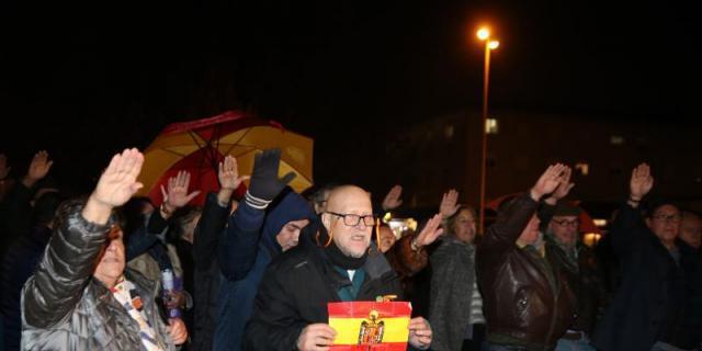 La iglesia de El Pardo, abarrotada en la misa en recuerdo de Franco