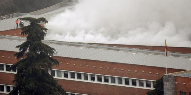 Desalojado el Instituto Eduardo Torroja de Madird por un incendio en una de sus aulas