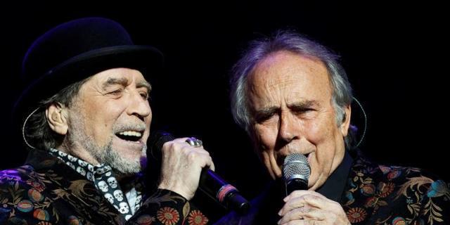 Sabina y Serrat: buena música, bromas y recuerdos en su primera cita en Madrid