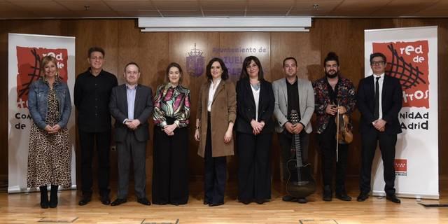 Díaz Ayuso presenta en Pozuelo el programa de la Red de Teatros en 65 municipios