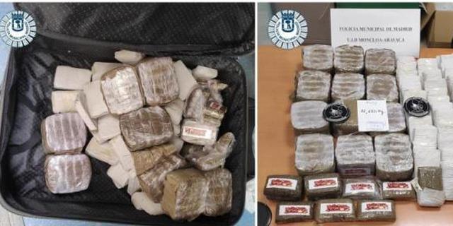 Detenido en Madrid con 11 kilos de hachís cuando alegó que iba a comprar para ancianos
