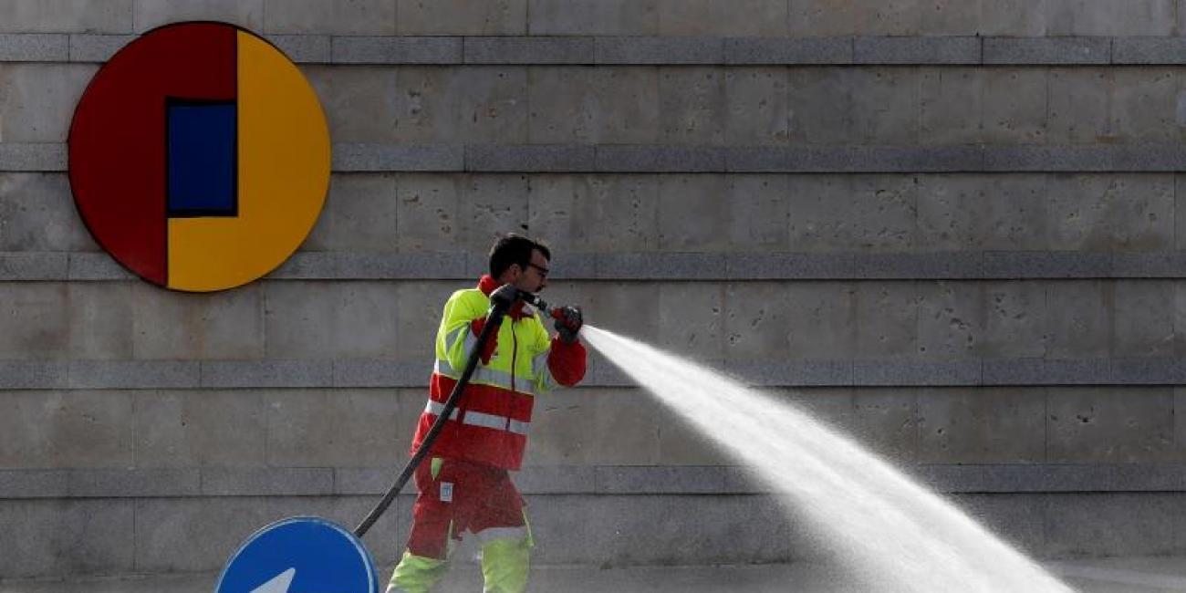 El Ayuntamiento de Madrid intensifica la desinfección viaria