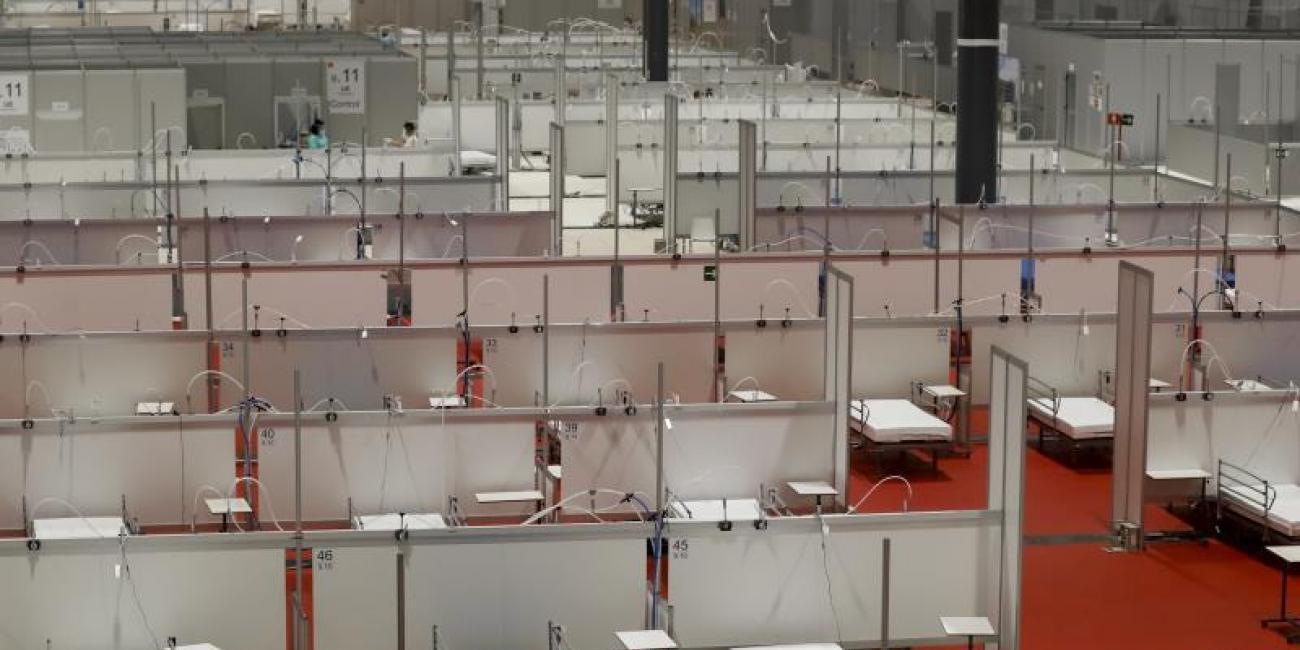 La Comunidad de Madrid destinó 2,4 millones para suministrar oxígeno al hospital de Ifema