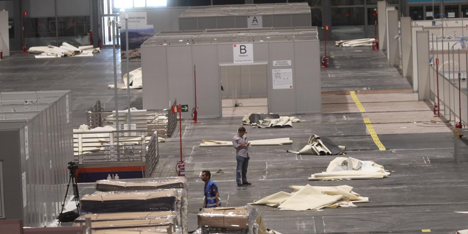 Se aletarga el hospital de Ifema, símbolo de la pandemia