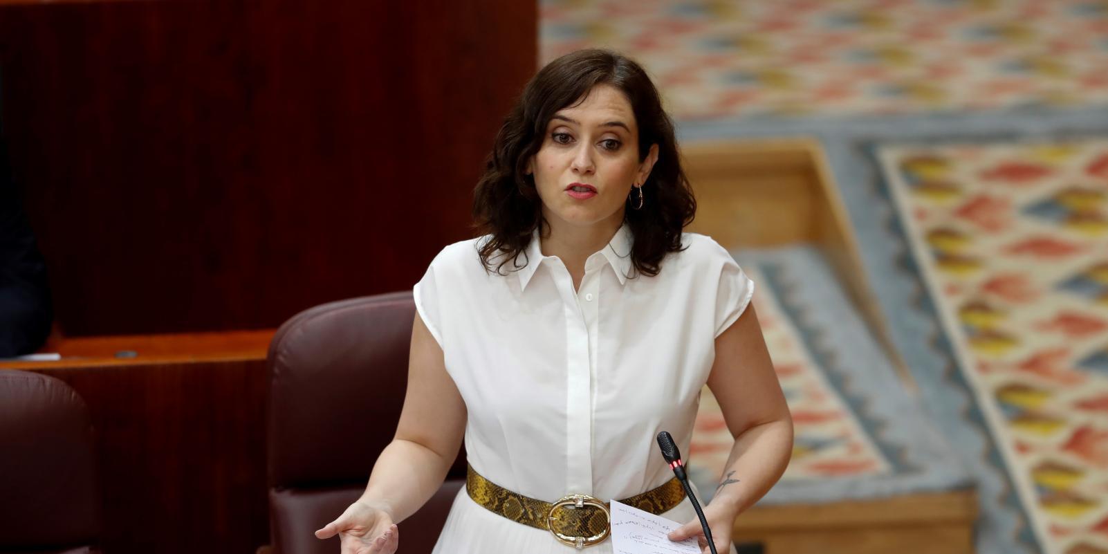 Díaz Ayuso admite que sopesó convocar elecciones anticipadas en Madrid