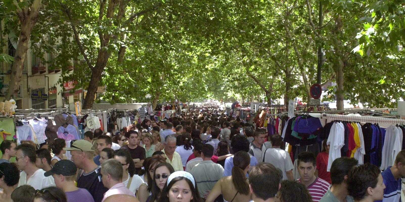 Los comerciantes del Rastro protestan contra el plan de reactivación