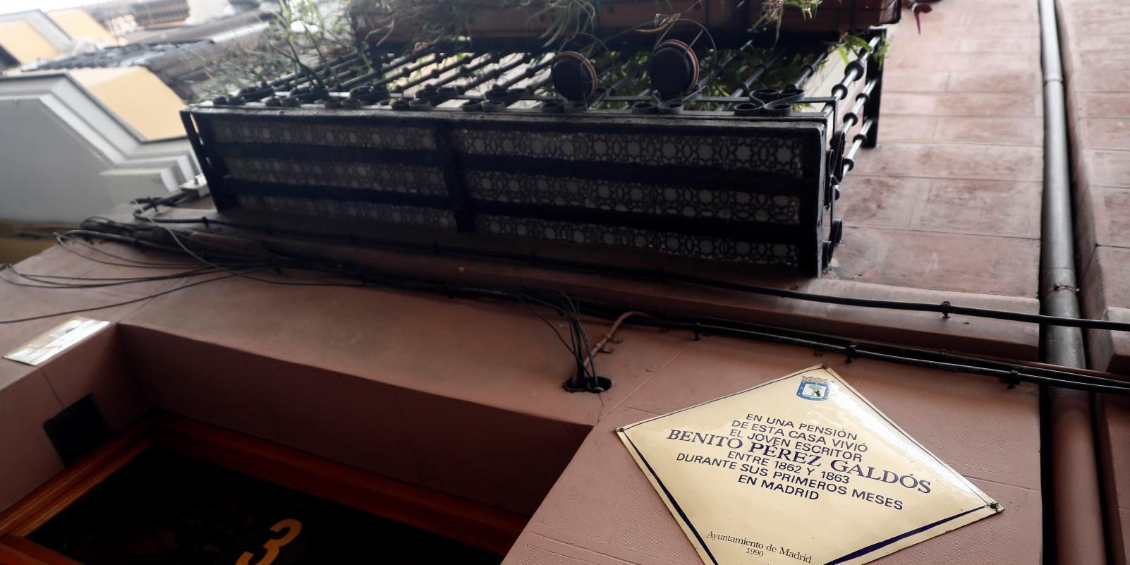 Madrid ilustra un mapa con los rincones favoritos de Galdós en la capital