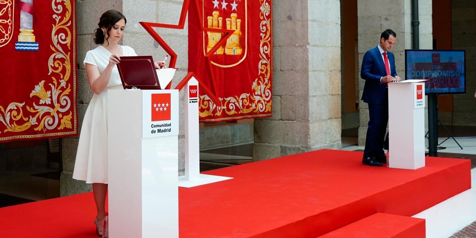 El decálogo suscrito por PP y Ciudadanos en el primer aniversario del gobierno en coalición