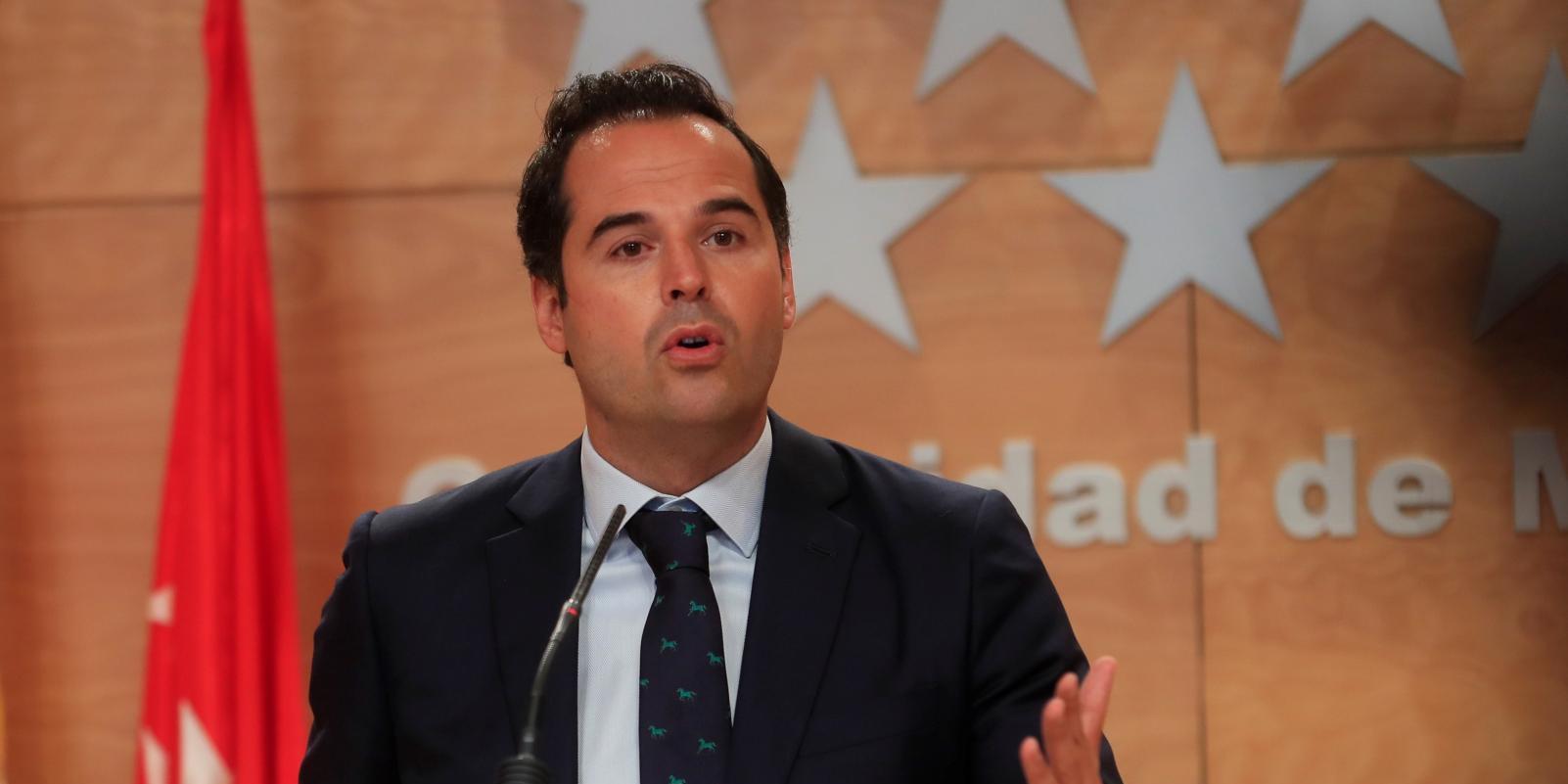 Aguado pide a Sánchez que "se implique de forma contundente en el control de la epidemia en Madrid"