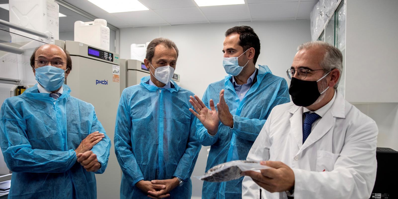 Aguado destaca el establecimiento de la biotecnológica Algenex en Tres Cantos