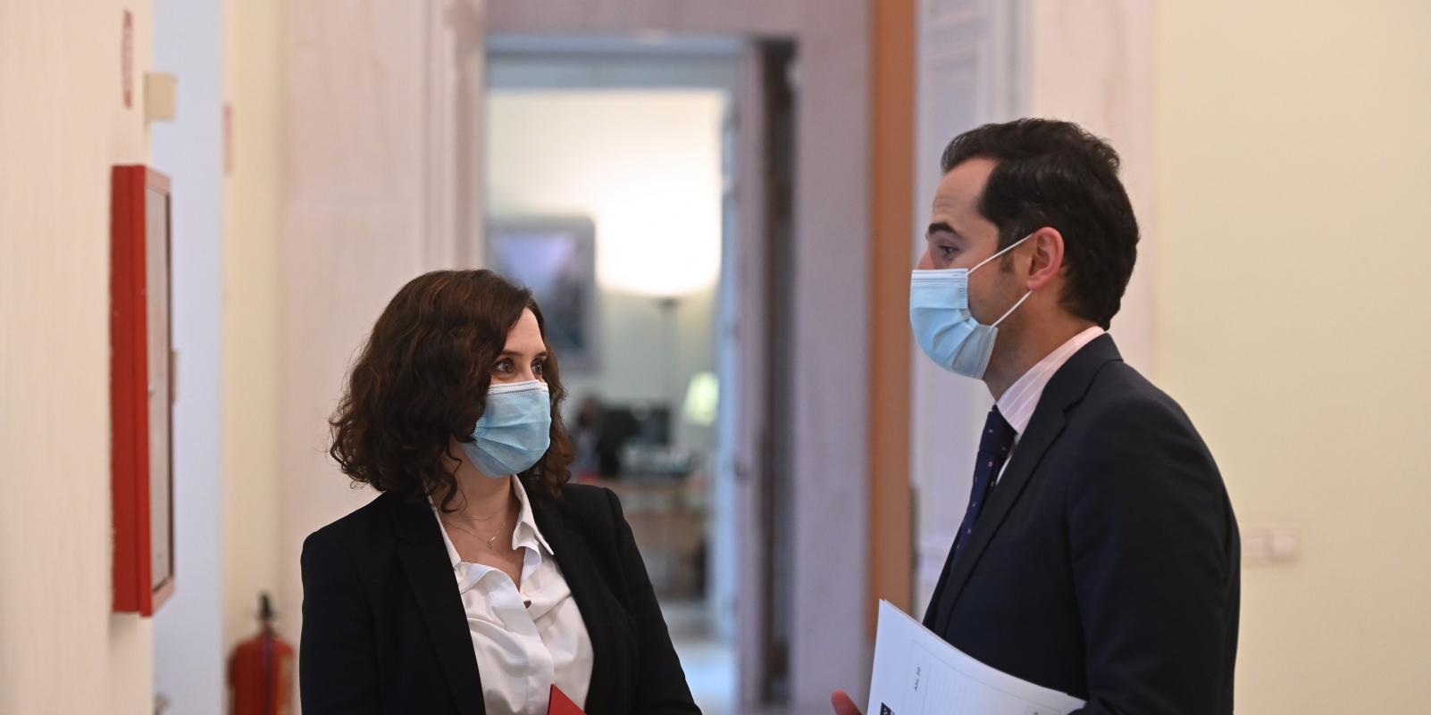 Díaz Ayuso considera sobre la moción de censura que &quot;la división del centro derecha es una catástrofe&quot;