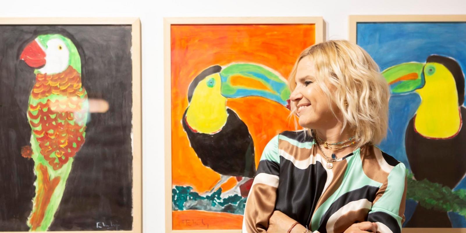 Eugenia Martínez de Irujo, pintora con fines benéficos