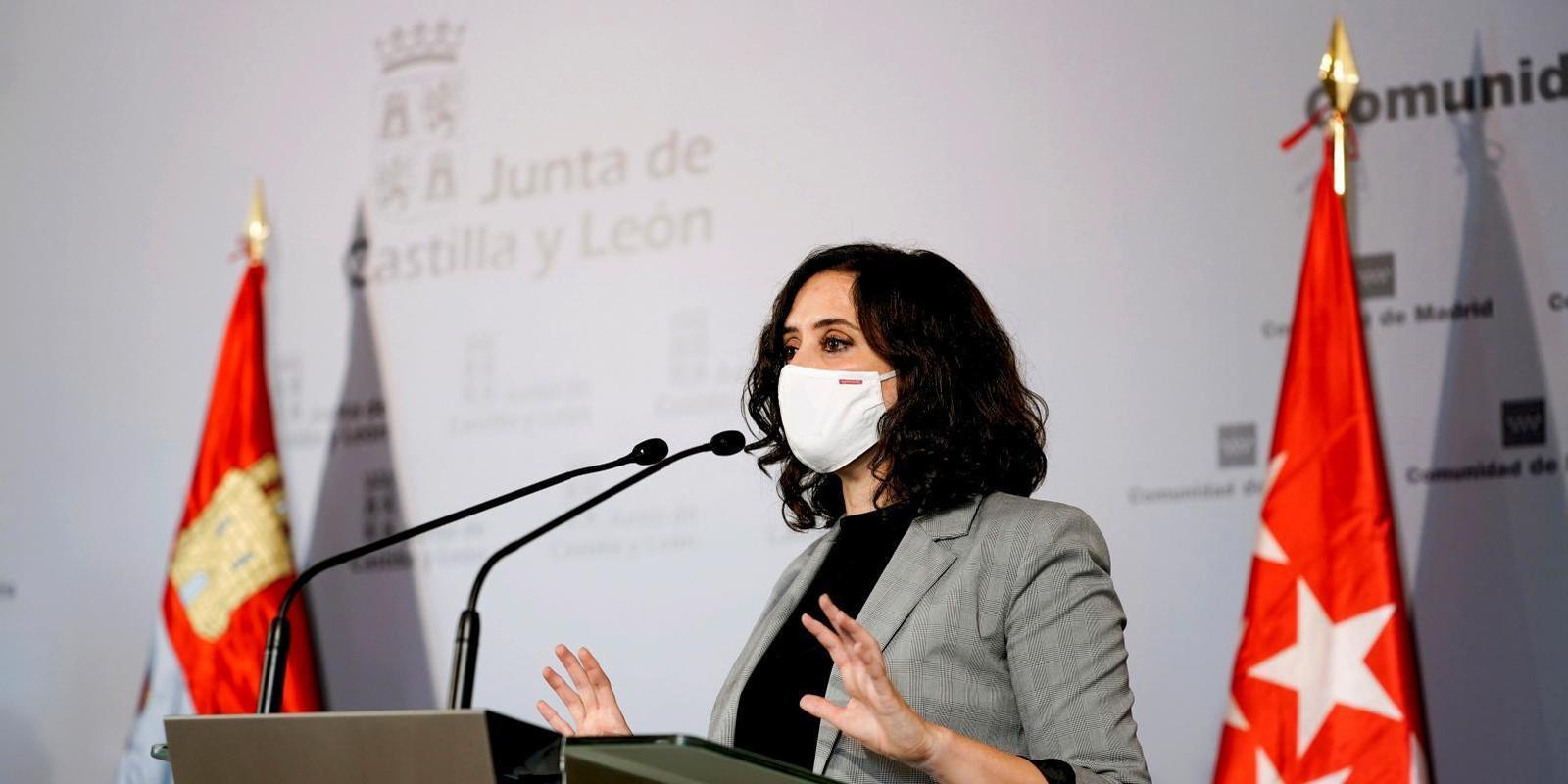 Ayuso pide por carta a Sánchez cambiar el Real Decreto del estado de alarma
