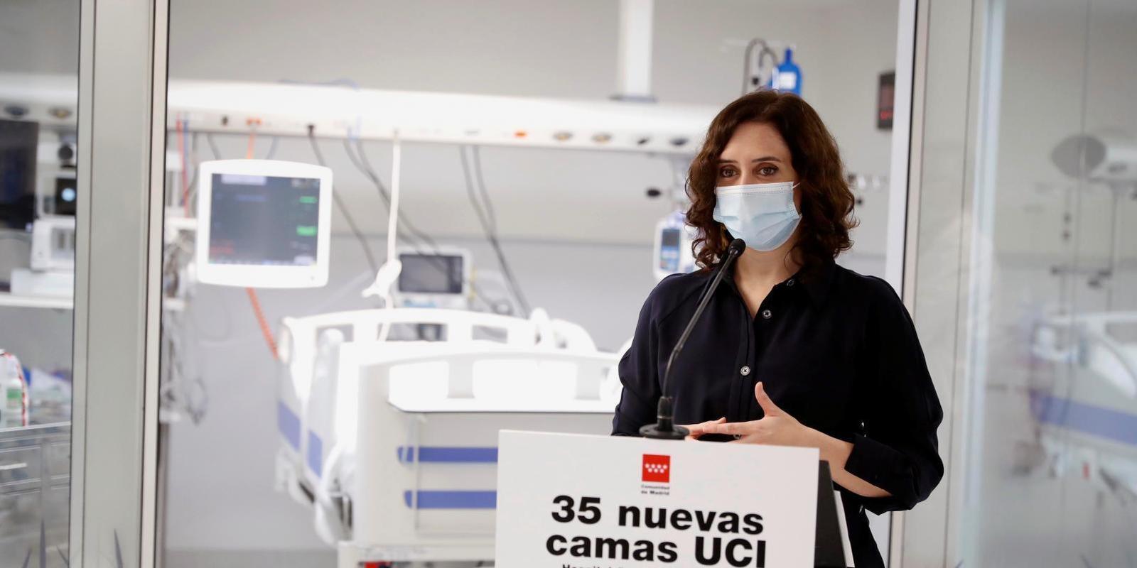Díaz Ayuso asegura que el confinamiento domiciliario sería la última solución