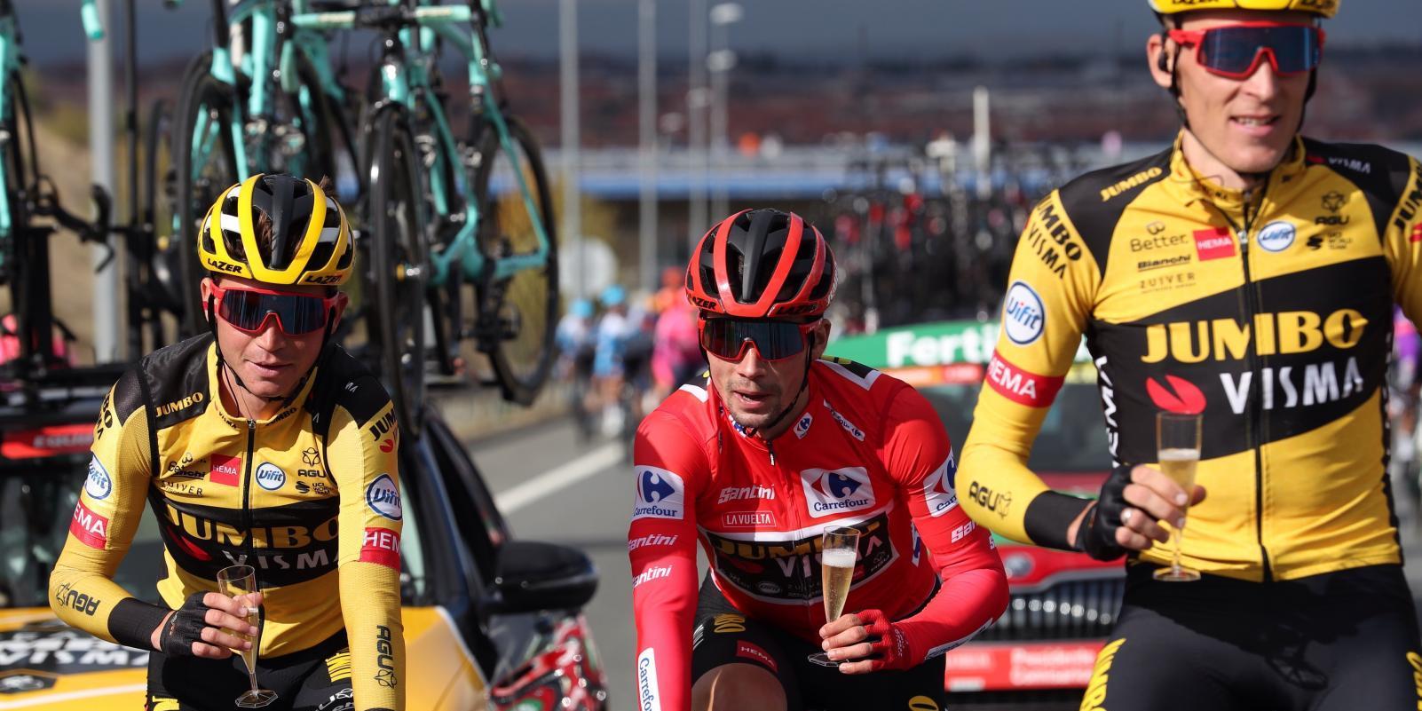 Roglic celebra en Madrid su doblete en la Vuelta a España