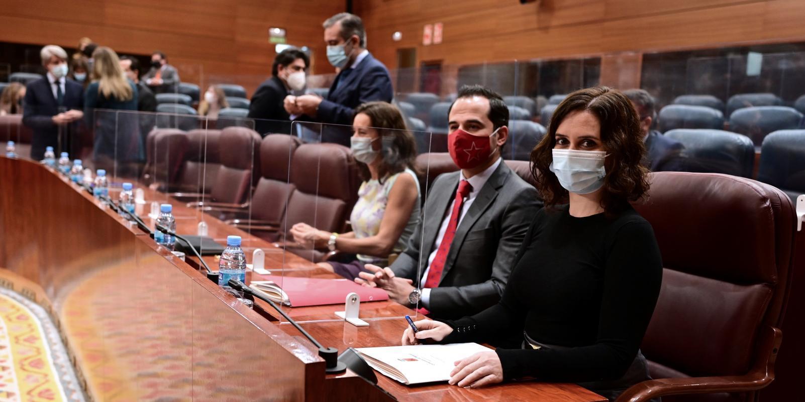 Díaz Ayuso ofrece colaboración al resto de regiones para hacer frente al coronavirus