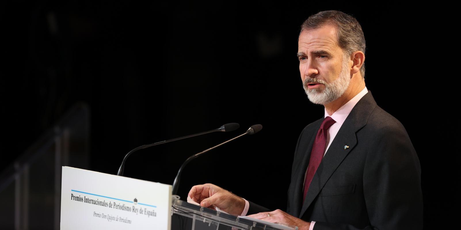 Felipe VI considera especialmente necesario el periodismo en tiempo de crisis