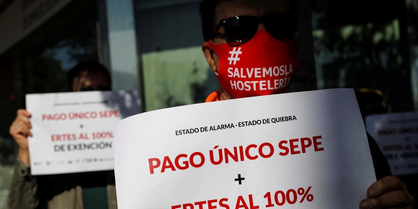 El ocio nocturno protesta en toda España por un sector "al borde de la quiebra"