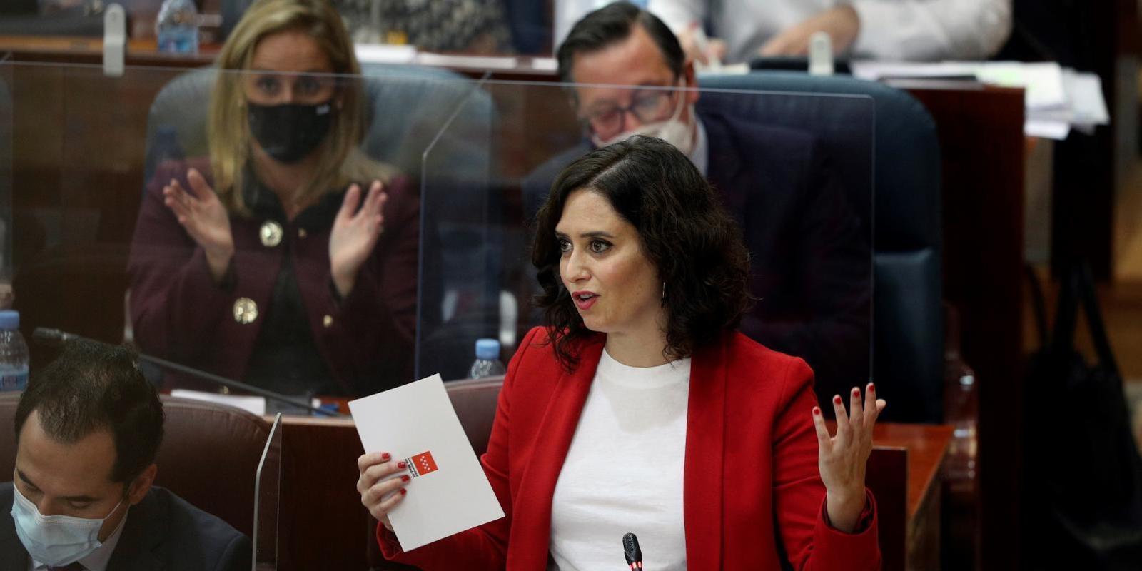 Díaz Ayuso: "Estaré encantada de pactar los presupuestos con todos los grupos"