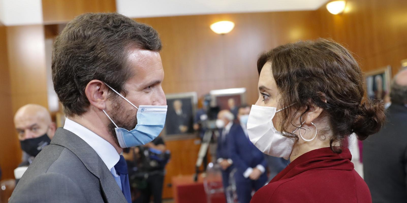 Casado defiende a Díaz Ayuso y asegura que el PP está unido
